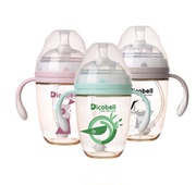 迪可贝儿超宽口奶瓶，ppsu吸管训练杯婴童儿广口径，硅胶奶嘴配件