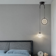 帕莎卧室床头灯轻奢长线，北欧灯具现代简约创意，个性极简小吊顶灯饰