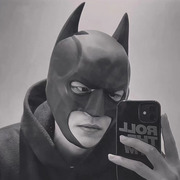 蝙蝠侠面具头套面罩batman帅气全脸直播道具万圣节cosplay百变