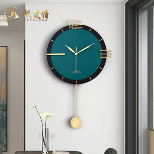现代简约挂钟艺术创意，时钟时尚网红餐厅，客厅挂墙装饰钟表石英钟