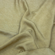 脏黄色脏染真丝面料18mm斜纹，绸手工炒色原创设计师布料做旧