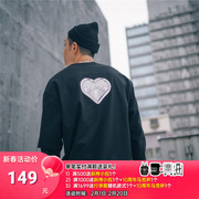 XPX 周柏豪 METALLIC HEART LONG TEE 金属心形图案长袖T恤