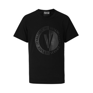 Versace/范思哲V系列印花图男士短袖时尚夏季百搭T恤棉网球穿搭