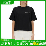 balmain女装时尚个性女带有标志的t恤t恤黑色短袖cf1eg08