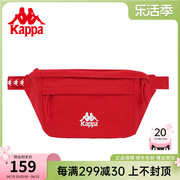 kappa卡帕24年复古红胸包男女大容量运动单肩包多功能，休闲斜挎包