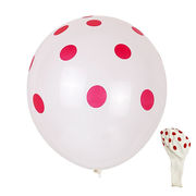 2023波点气球圆点气球12寸加厚加大彩色升空装饰乳胶圆形气球彩色