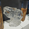 简约现代创意铂晶透明树脂艺术雕塑水晶摆件玄关装饰品亚克力家具
