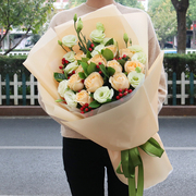 33朵红玫瑰花束礼盒重庆鲜花速递同城北京上海杭州广州郑州送花店