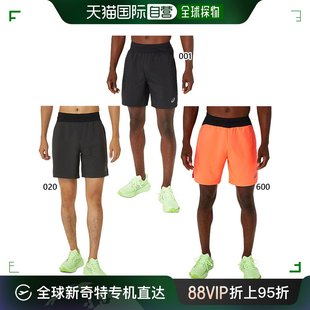 日本直邮asics男式多口袋7英寸短裤慢跑马拉松，跑步服装下装a