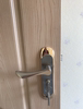 简约实木门锁把手室内门锁，欧式门锁三件套装房门锁执手锁卧室门锁
