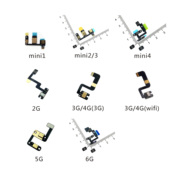 适用苹果iPad mini1 2 3 4 3代wifi 5G 6代送话器排线电源键锁屏