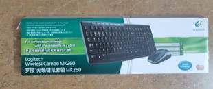 罗技mk260键鼠套装，k260无线键盘+m210无线鼠标+无线接收器
