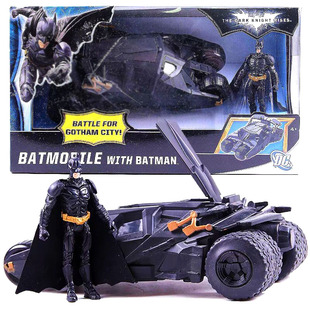 正义联盟蝙蝠侠装甲战车模型黑暗骑士崛起可动人偶男汽车儿童玩具