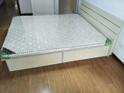 经济型板式床双人床简约现代单人床储物床1.5米租房用高箱床1.8米