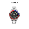 timex天美时harborside系列商务，时尚男士手表，石英不锈钢