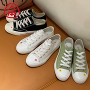 人本帆布鞋女2023秋季糖果色休闲软底韩版舒适耐穿小白鞋单鞋