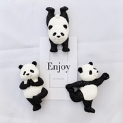 熊猫基地冰箱贴3d立体创意卡通树脂冰箱贴磁贴四川纪念冰箱装饰品