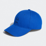 adidas阿迪达斯蓝色运动帽子男，女帽2024户外鸭舌帽遮阳棒球帽