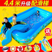 儿童充气游泳池超大号家用加厚婴儿滑滑梯泳池大型家庭小孩戏水池
