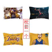 简约个性NBA篮球湖人科比枕套学生宿舍詹姆斯勇士库里单人枕头套