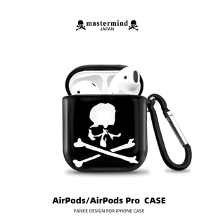 日本MMJ骷髅头2021款AirPods3代无线耳机套Pro全包1/2代保护软套2022AirPods Pro2 亮面软壳