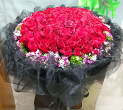 鲜花花束礼盒同城配送99朵19朵11朵玫瑰花北京深圳天津送女友生日
