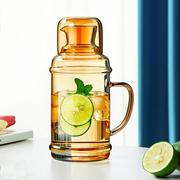 冷水壶玻璃水壶耐高温大容量，冰箱凉白开水，储水瓶果汁壶泡茶壶套装