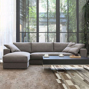 北欧转角布艺沙发，组合现代简约大中小户型客厅卧室，乳胶沙发可拆洗