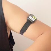 运动臂带弹力魔术贴尼龙健身iwatch表带适用applewatch苹果手表S8