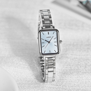 卡西欧手表女复古小方块时尚简约石英女式手表v009海外直邮