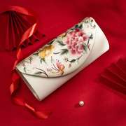 旗袍包包中国风刺绣，链条包斜挎小众质感，复古手包女晚礼服手拿包