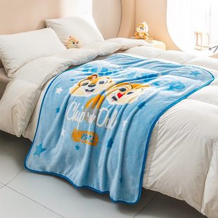 迪士尼法兰绒盖毯空调毯珊瑚绒，婴儿宝宝四季通用单层学生沙发毛毯