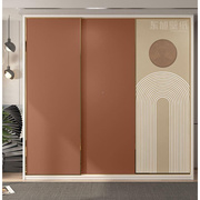 衣柜推拉纸门客移门家具厅翻新柜子贴纸墙自20613粘厨房玻璃壁门