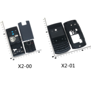 适用于诺基亚x2-00x2-01手机壳外壳按键镜片带框后盖，电池盖