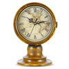 创意复古客厅钟表摆件 欧式世界地图双面钟座钟桌面装饰台钟摆设