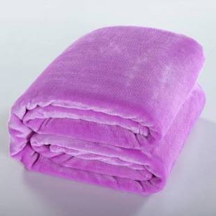 法莱绒毛毯床单法兰绒休闲毯空调毯毛巾被，纯色珊瑚绒毯子