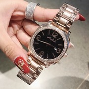 士手表女表表盘表带时尚镜面方形个性不锈钢石英钢带国产腕表