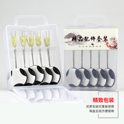 硅胶分叉器双钩子线分钩器分离器防缠豆N钓鱼线渔具小配件用品