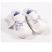 巴拉巴拉婴儿学步鞋，2023冬装宝宝轻便加绒小白鞋204423144001