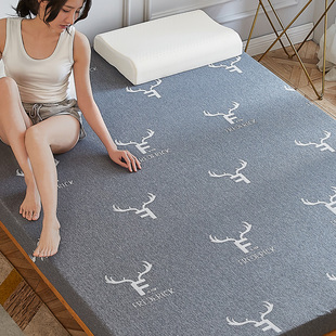 家用高密度床垫记忆棉炕垫加硬垫子2米1.5可拆洗榻榻米海绵垫