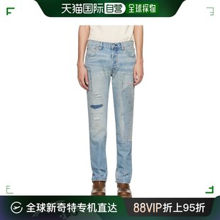 香港直邮潮奢 Levi'S 李维斯 男士蓝色 501 牛仔裤