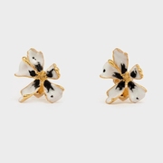 法国cecileboccara花朵耳环，女欧洲小众独特设计感巴洛克风格耳钉