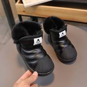 2023冬季儿童雪地靴女童，短靴男童保暖棉鞋，防滑宝宝冬鞋中小童靴子