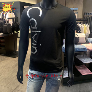 ckjeans24夏季男女情侣性，休闲纯棉印花透气圆领打底短袖t恤