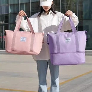 旅行健身包袋行李包包女短途旅游袋子，手提外出时尚大容量超大便携