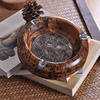 泰国进口工艺品特色 实木雕刻个性复古烟灰缸 装饰摆件烟灰缸