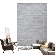 纯色地毯客厅现代简约北欧风格，沙发茶几垫灰色家用卧室新中式短毛