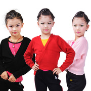 2023年新秋儿童舞蹈练功服，跳舞毛衣女孩毛线，长袖披肩外套可印字