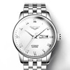 钢带夜光手表镂空防水表全自动女士机械商务瑞士圆形精钢国产腕表