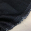 半米价黑灰色细斜纹哔叽，真丝羊毛混纺，精纺毛料春秋款西装外套面料
